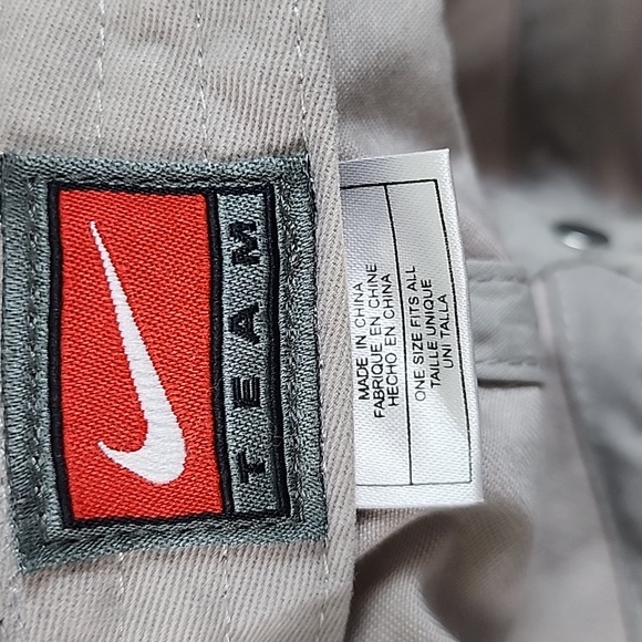 Nike NHL gray blue Tampa Bay Lightning baseball hat cap adjustable embroidered - Picture 9 of 11